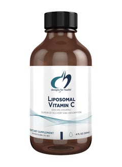 designs for health Liposomal Vitamin C Liquid - Superioe Delivery And Absorption1000 mg Vitamin C -Dietary Supplement 4 FL OZ (120 ML)  - Image 2
