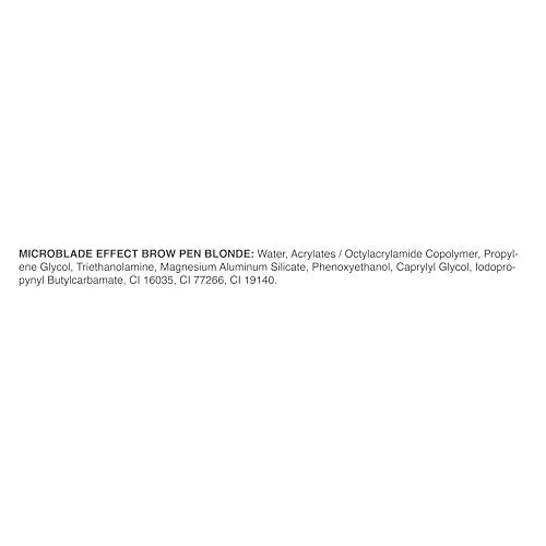 Billion Dollar Brows bdb Microblade Effect: Brow Pen - Waterproof, Smudge-Proof, Long Lasting, Blonde - Image 5