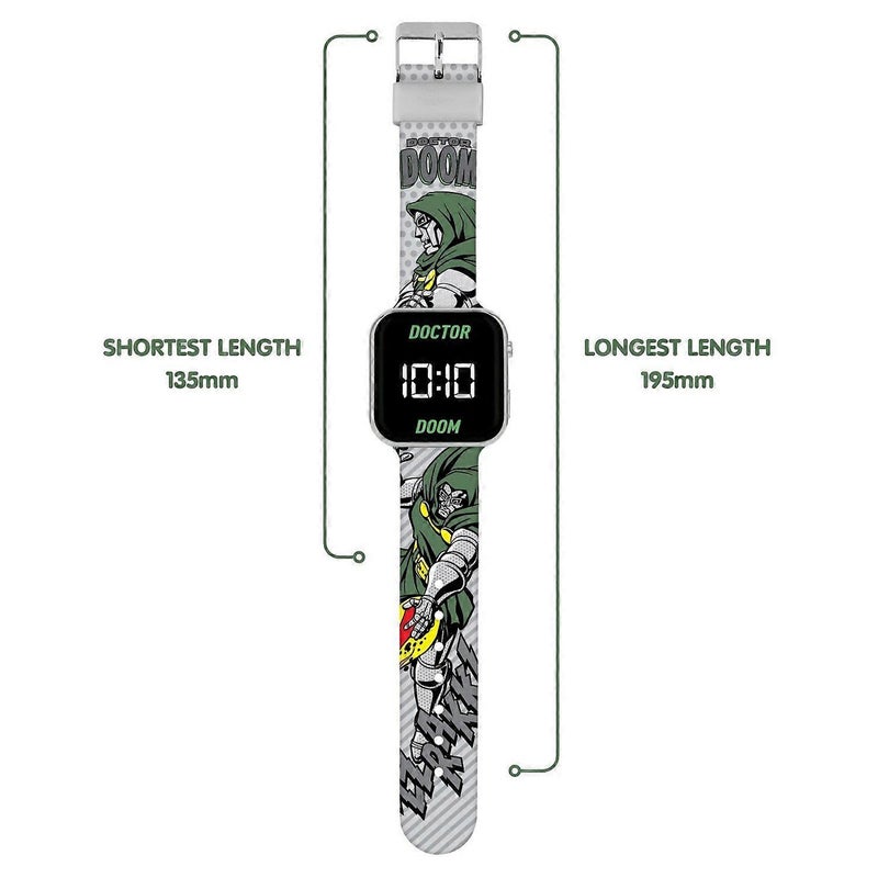 Marvel Doctor Doom Comic Style LED Digital Watch - Image 3