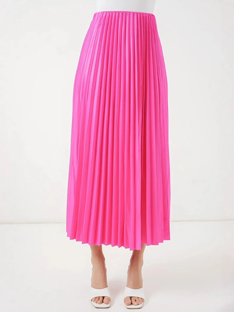 بيغ دارت BDART High Waist Maxi Skirt with Ruffle Detail