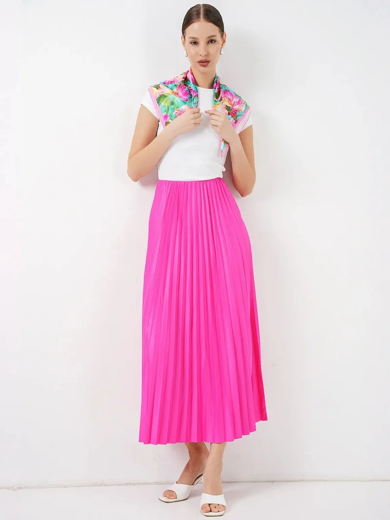 بيغ دارت BDART High Waist Maxi Skirt with Ruffle Detail