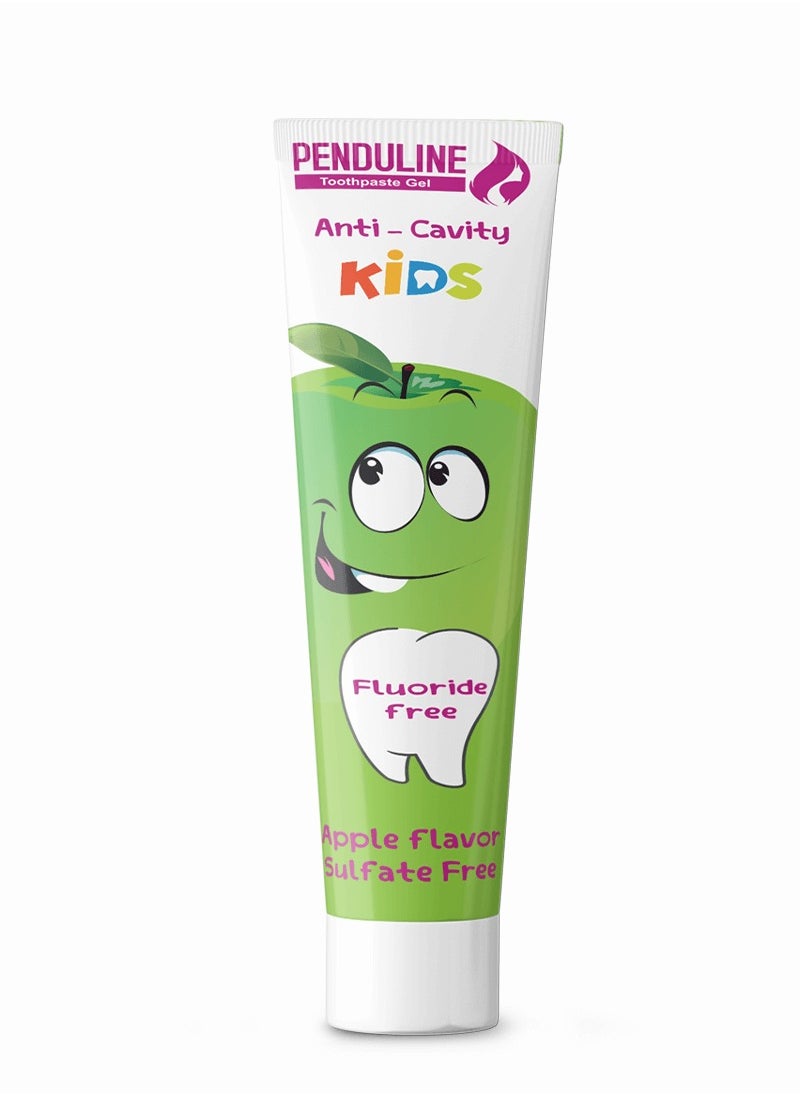 PENDULINE - Penduline Anti-Cavity Toothpaste Gel Apple Flavor 75G - Image 1