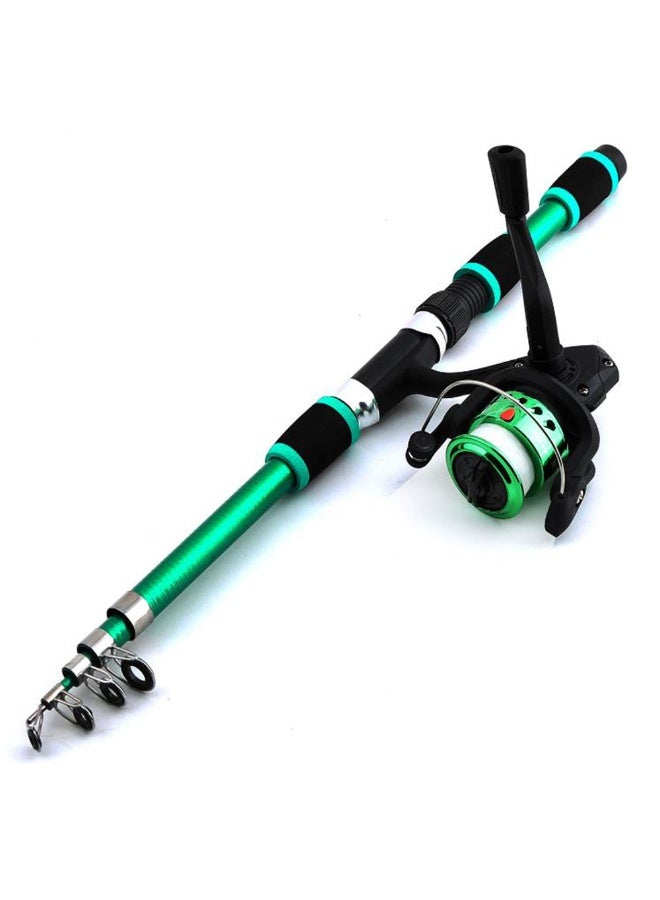 Arabest Lures Set Hard Sea Fishing Rod and Reel Combos, Portable Telescopic Fishing Rod and Reel Combo Kit, with Carrier Bag, Fishing Gear, Fishing Lures, Complete Sea Pole Kit - Image 2