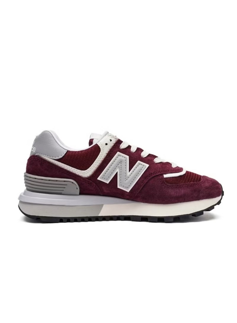 New Balance 574 Low Top Sneakers Wine Red/Grey - Image 2