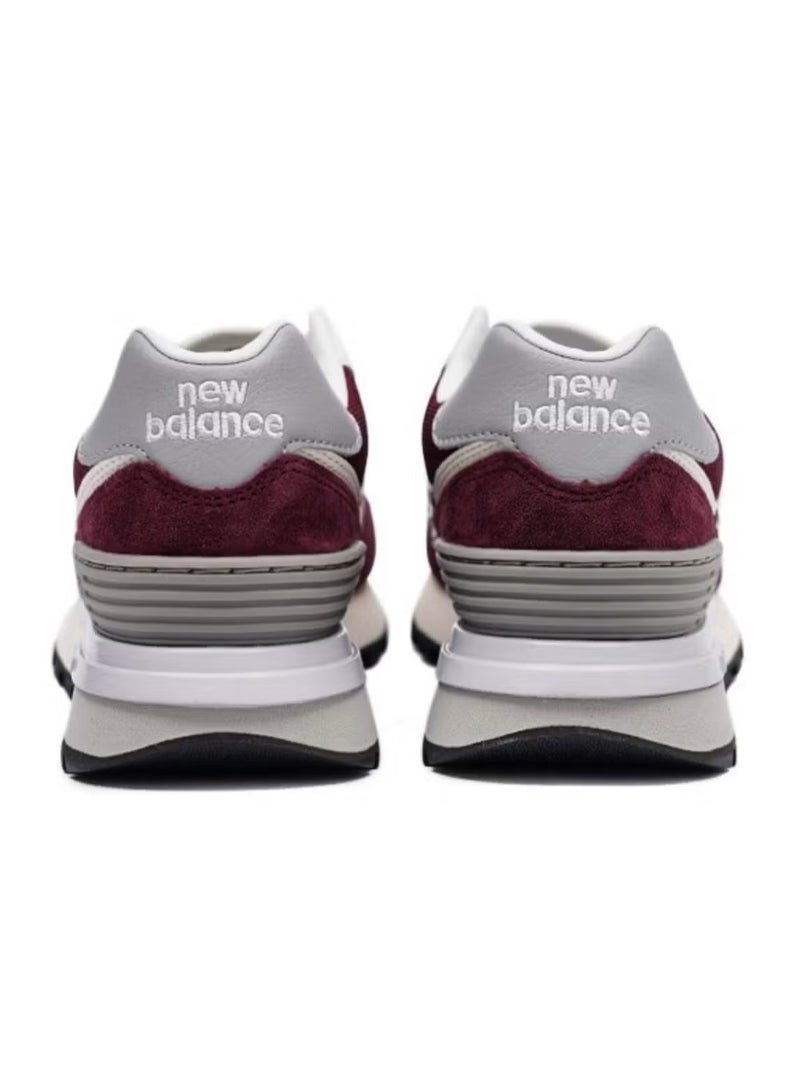New Balance 574 Low Top Sneakers Wine Red/Grey - Image 4
