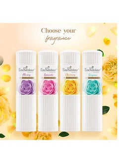 Enchanteur Pack Of 4 Enticing Perfumed Talcum Powder 4 x 125grams  - Image 2
