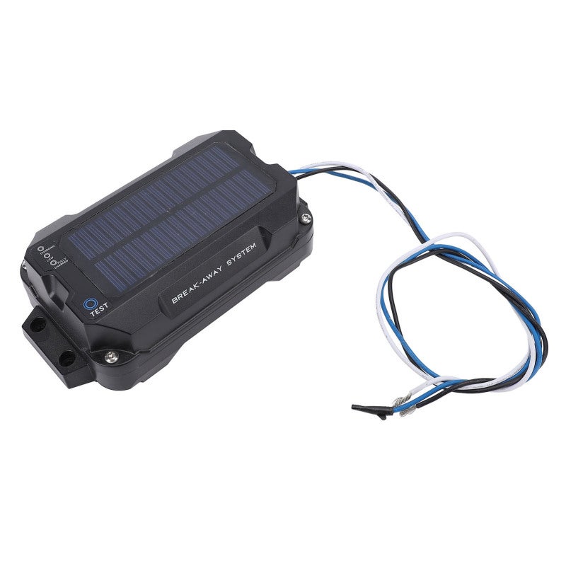 Trailer Breakaway Brake Controller Kit: IP65 Waterproof ABS Shell With Built-In Solar Panel - Enhanced Safety Solar Powered Breakaway System for 1 or 2 Axle Caravans and Trailers With Electric Brakes - Image 4