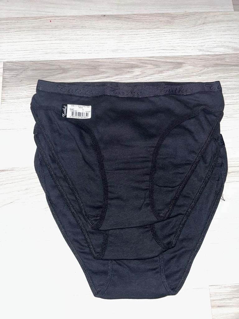 Tutku Passion 3 Pack Black-Grey Passion Soft Women's Slip Panties  - Image 3