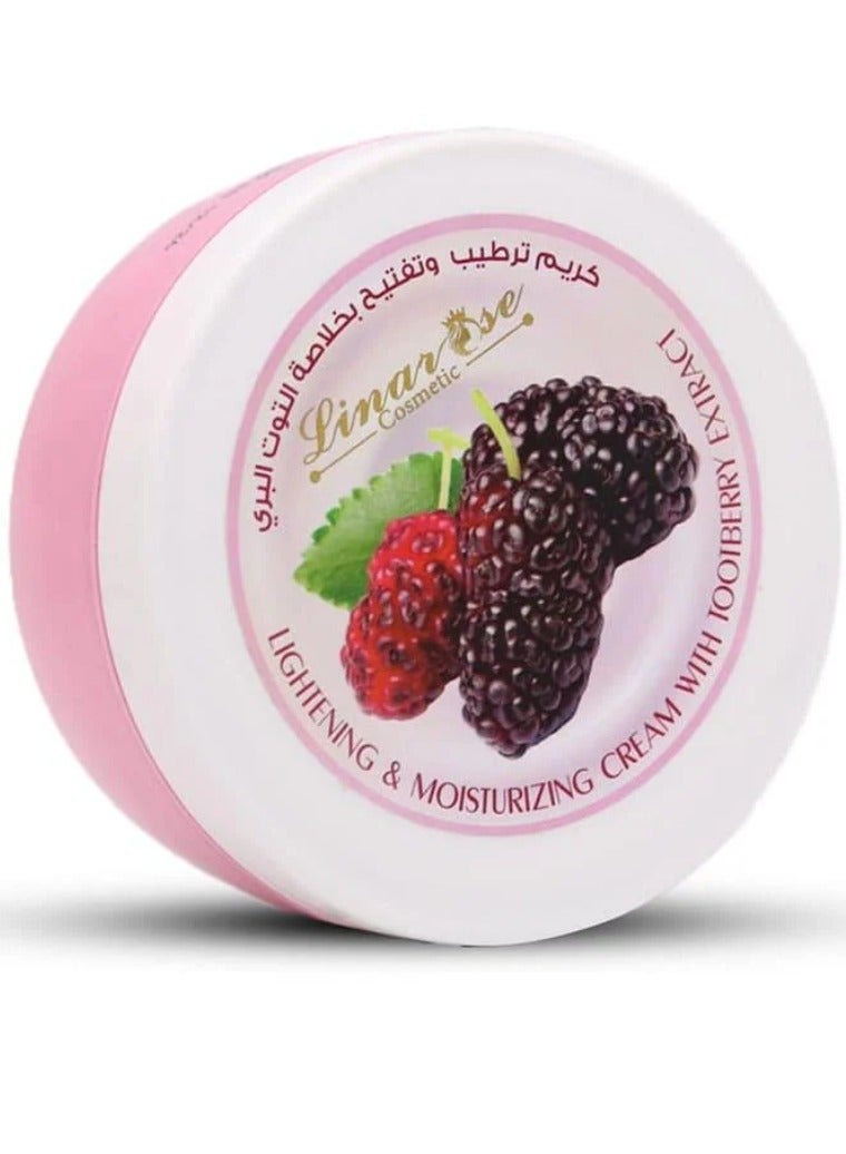 لينا روز كريم ترطيب وتفتيح البشرة بخلاصة التوت البري  250 مل - Image 1
