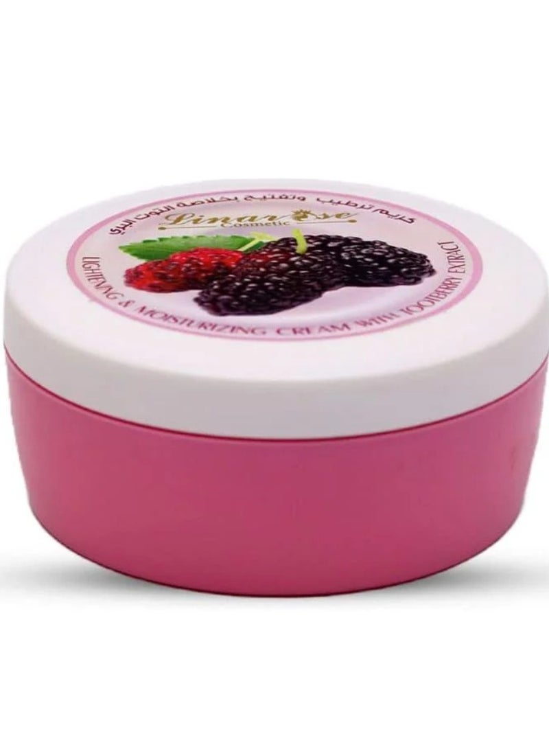 لينا روز كريم ترطيب وتفتيح البشرة بخلاصة التوت البري  250 مل - Image 2