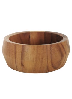 BILLI Acacia Wooden Bowl Brown 