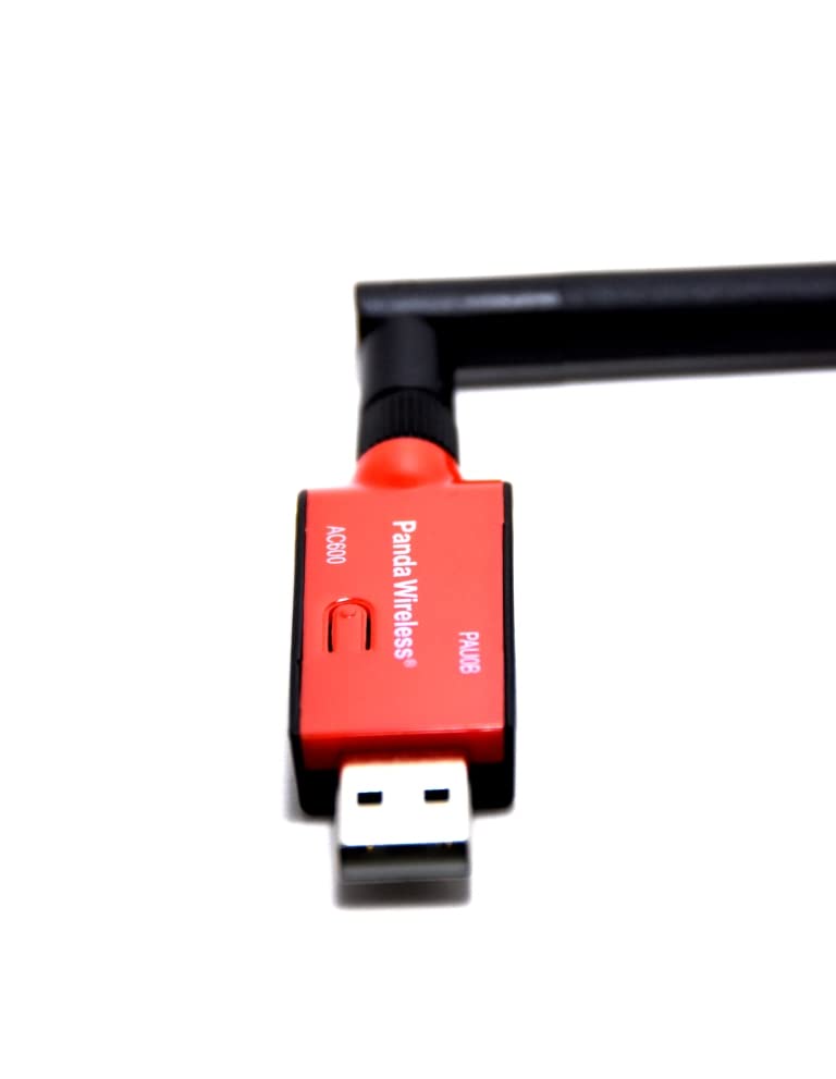 Panda Wireless PAU0B AC600 Dual Band (2.4GHz and 5GHz) Wireless N USB Adapter W/High Gain Antenna - Windows 7/8/8.1/10/11, Zorin, Mint, Ubuntu, openSUSE, Fedora, Kali Linux and Raspbian - Image 5