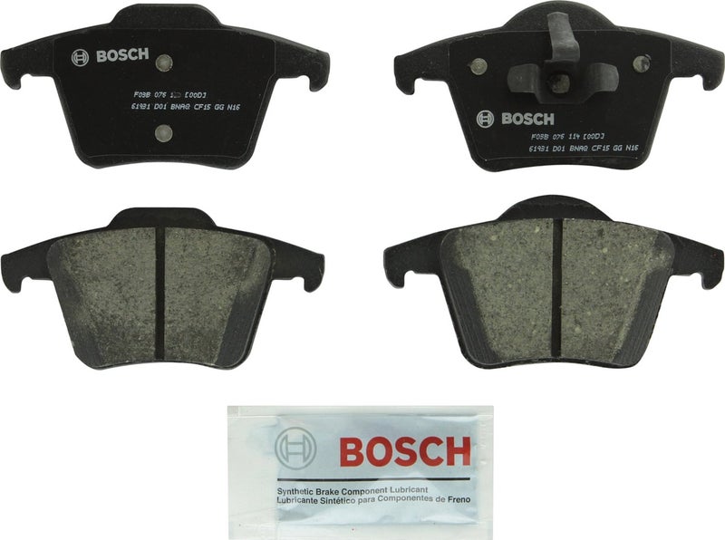 BOSCH BC980 QuietCast Premium Ceramic Disc Brake Pad Set - Compatible with Select Volvo XC90; REAR - Image 4