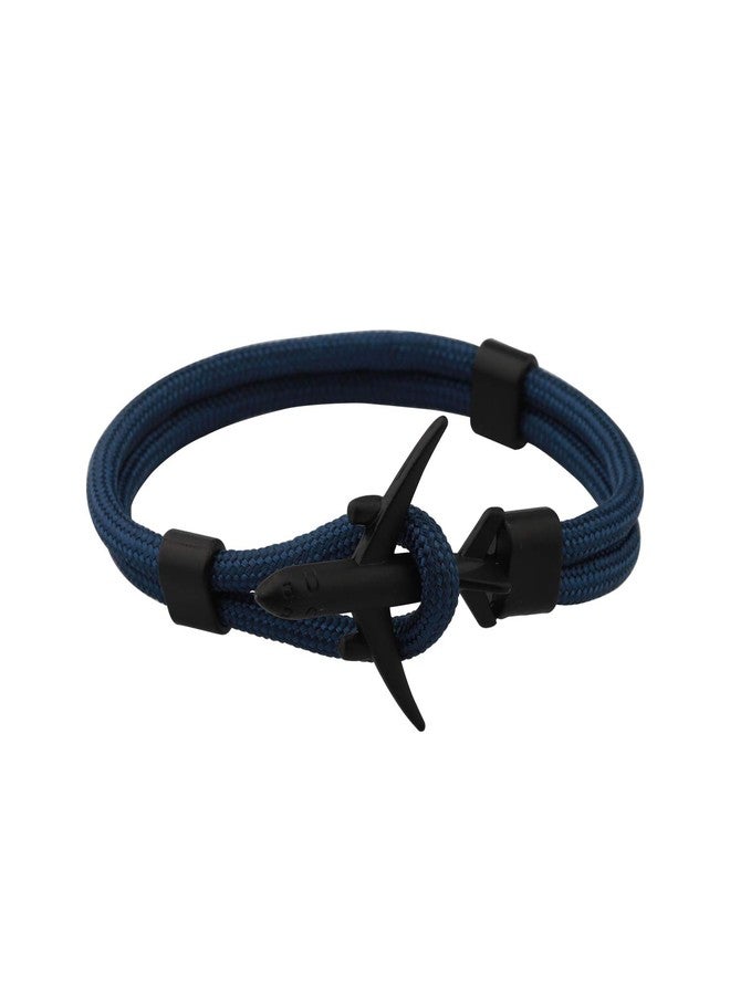 TGBJE Airplane Bracelet Pilot Jewelry Flight Attendants Gift Traveller Aviation Gift (blue plane) - Image 1