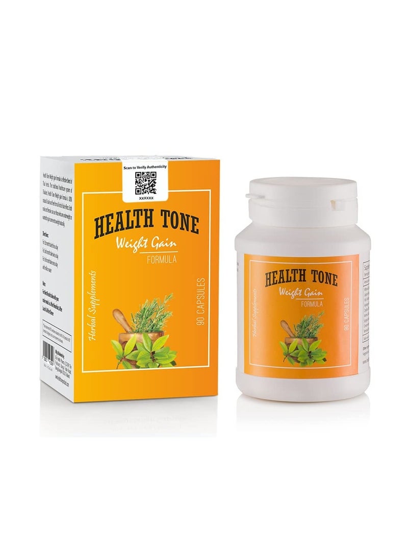 Health Tone Weight Gain Capsules - 90 Capsules - Image 1