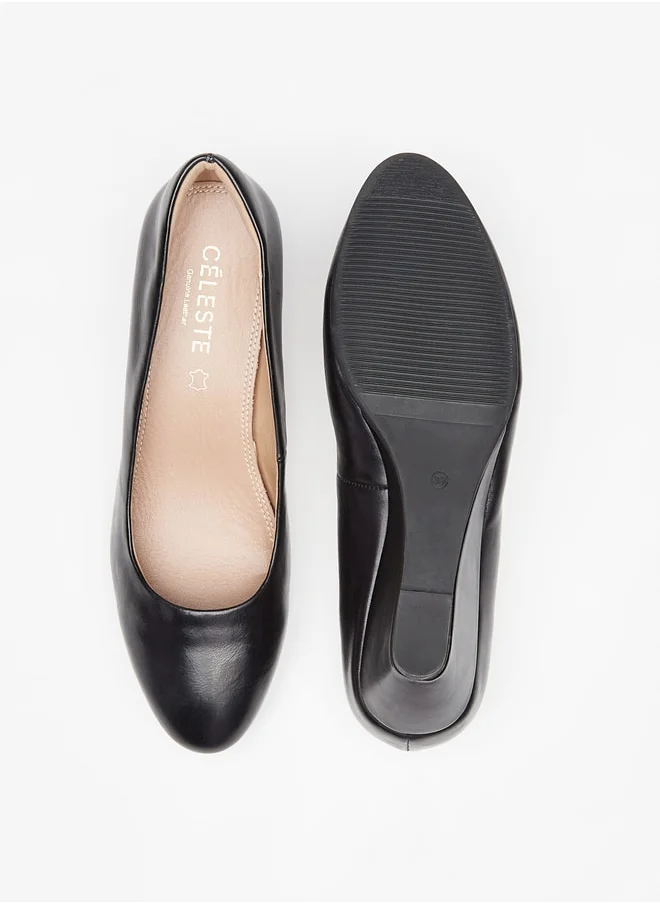 Celeste Women's Leather  Heeled Shoe