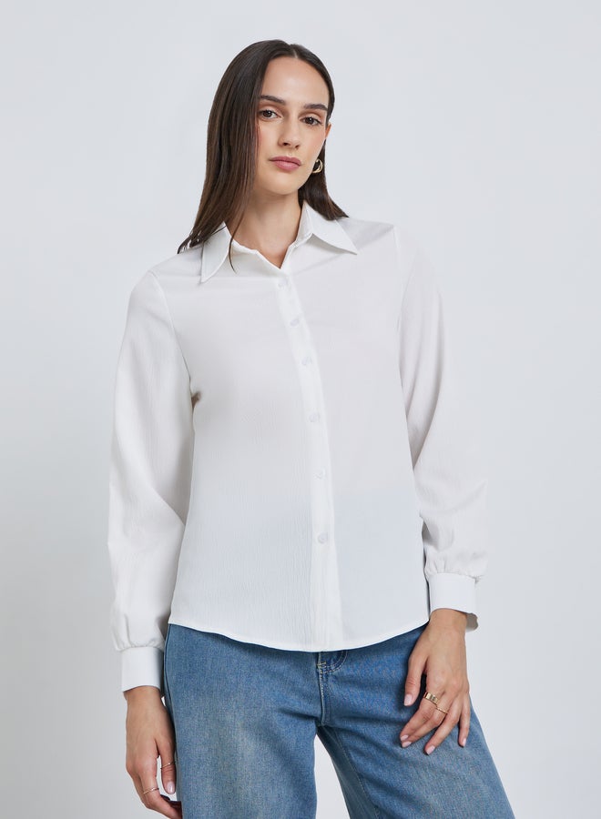 ستايلي بلوزة بأكمام طويلة - Image 3