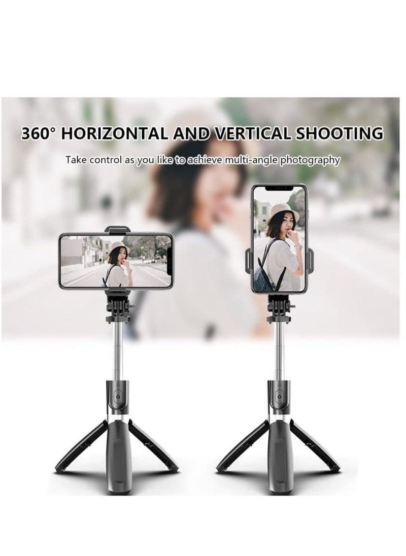 Portable 40 Inch Aluminum Alloy Selfie Stick Phone Tripod with Wireless Remote Shutter Compatible with iPhone 12 11 pro Xs Max Xr X 8 7 6 Plus - Image 4