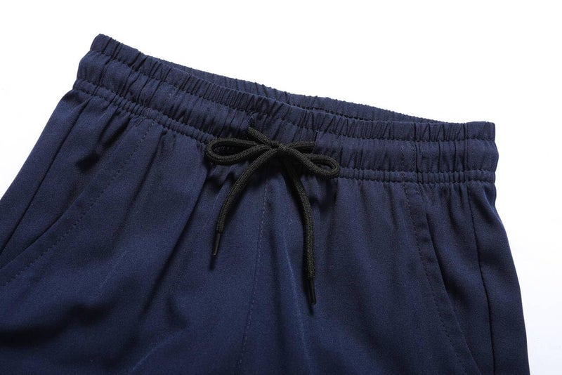 XiaoLongRen Baby Boys Cargo Joggers Pants Toddler Quick Dry Lightweight Hiking Pants Kids Pull On Sweatpants for Sports Outdoor with Pockets(LL316-Black-3T) - Image 2