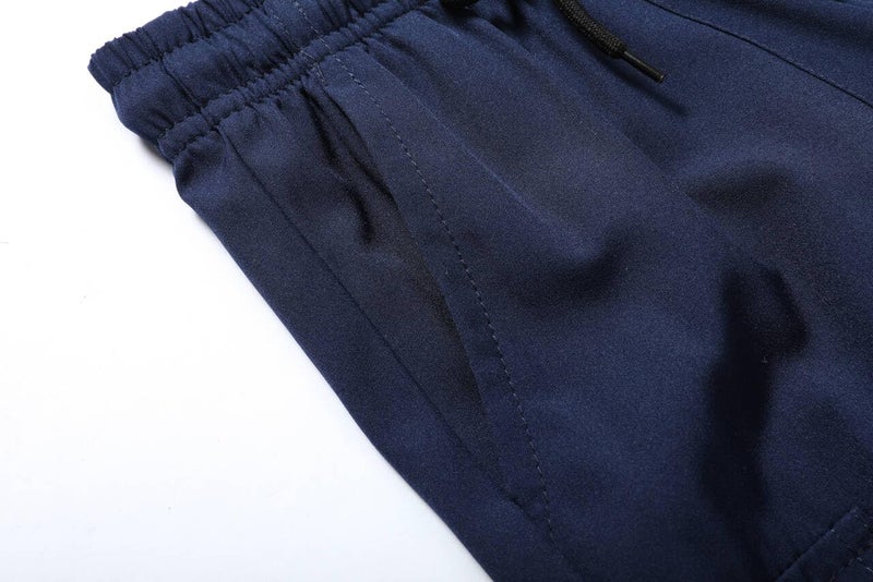XiaoLongRen Baby Boys Cargo Joggers Pants Toddler Quick Dry Lightweight Hiking Pants Kids Pull On Sweatpants for Sports Outdoor with Pockets(LL316-Black-3T) - Image 3