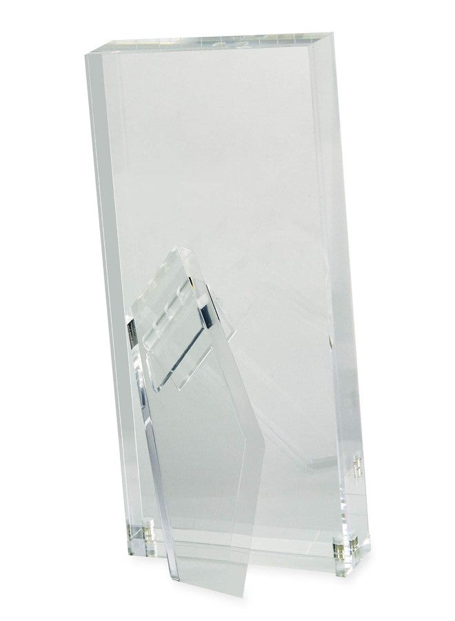 Tizo Design Vertical 4x6 Lucite Picture Frame, Durable 1 Inch Thick Clear Lucite & Magnetic Closures, Elegant & Practical Boutique Quality Photo Frame (Multiple Colors Available) - Image 2