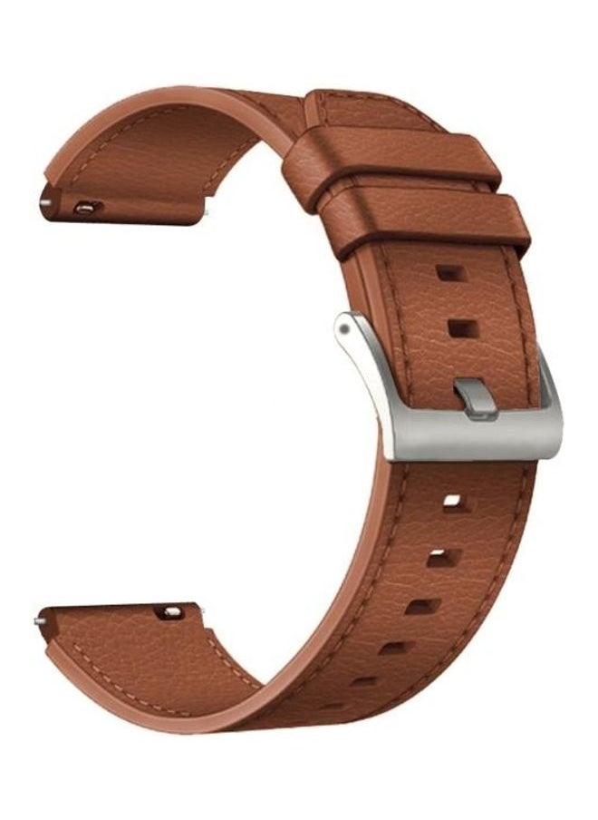 NIBEMINENT - Replacement Strap for Huawei Watch GT2 Pro Brown - Image 1