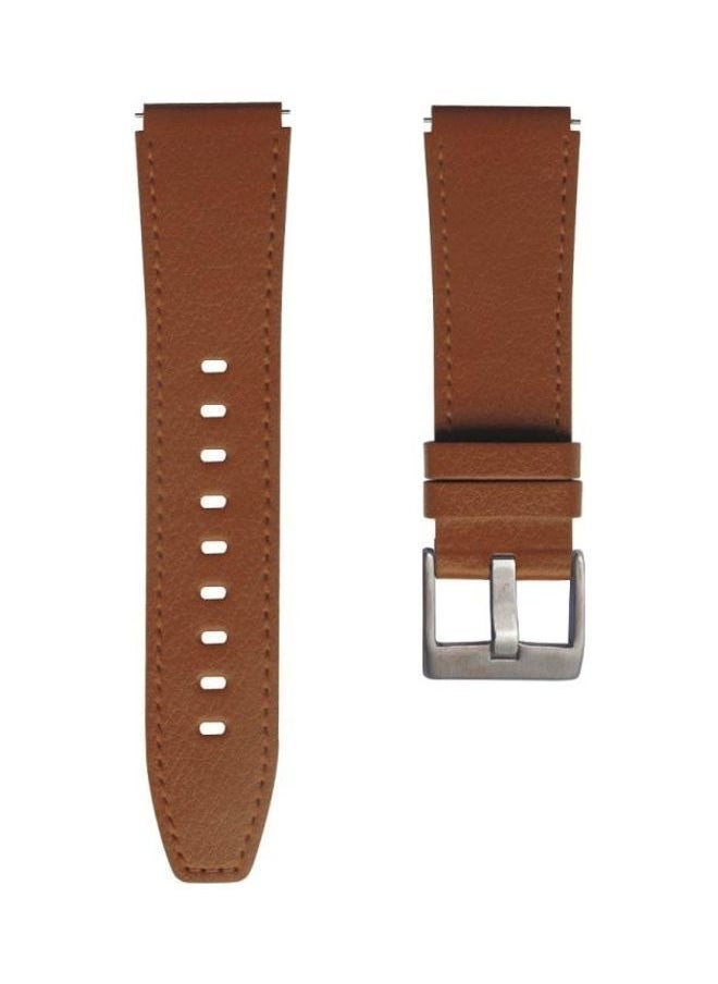 NIBEMINENT - Replacement Strap for Huawei Watch GT2 Pro Brown - Image 1