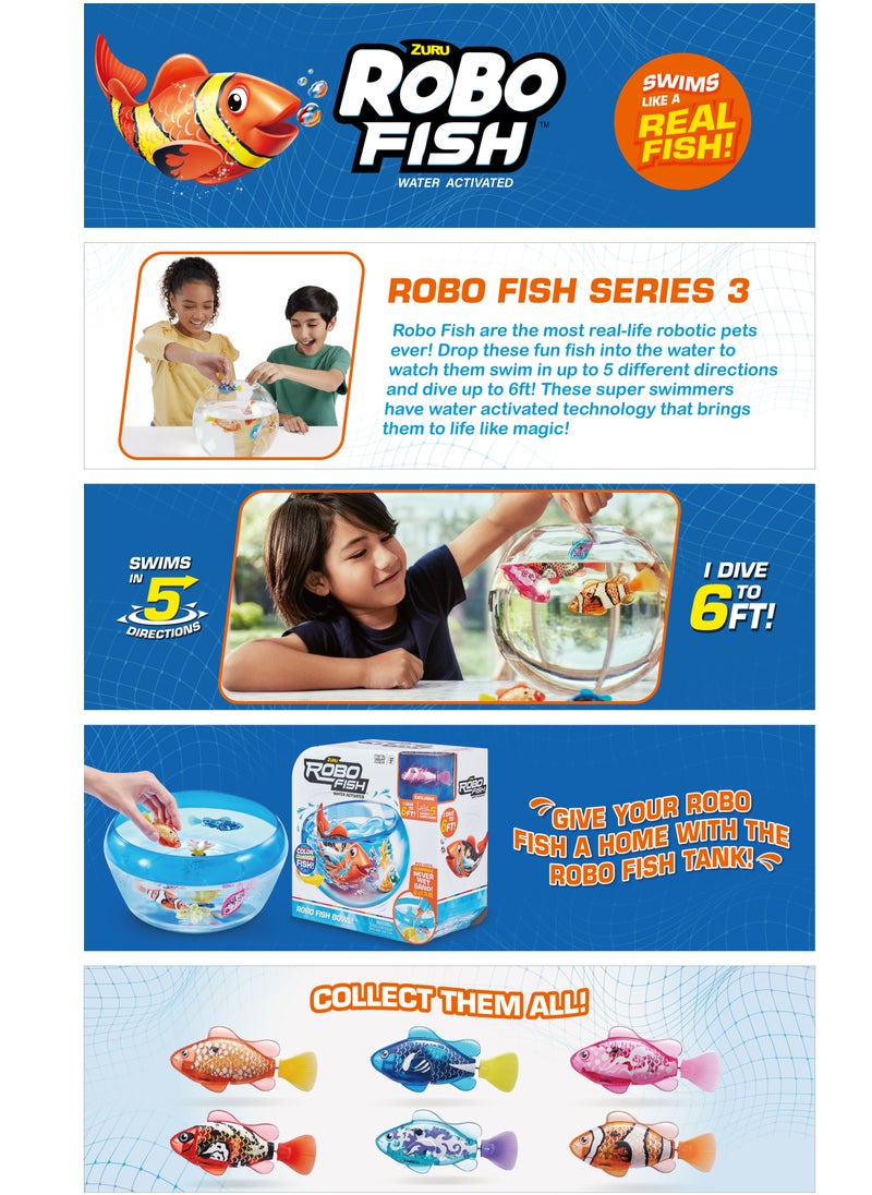 ROBO ALIVE - ZURU - (pack of 2) Robo Alive Water Activated Fish Toy - Color May Vary - Image 1