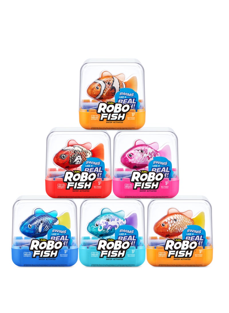 ROBO ALIVE - ZURU - (pack of 2) Robo Alive Water Activated Fish Toy - Color May Vary - Image 1