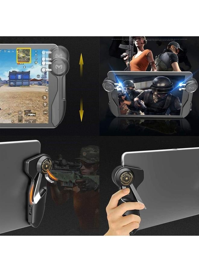 2Pcs Tablet Game Joystick Trigger Handle 6 Finger L1R1 Shooter Fire Aim on Controller Fits for iPad Tablet PUBG Game Accessories - Image 2