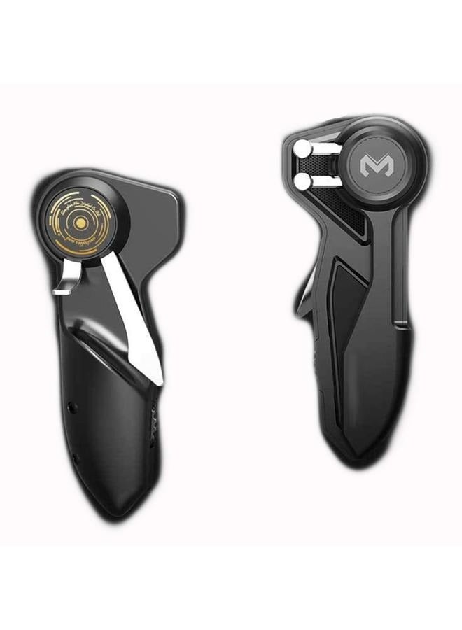 2Pcs Tablet Game Joystick Trigger Handle 6 Finger L1R1 Shooter Fire Aim on Controller Fits for iPad Tablet PUBG Game Accessories - Image 1