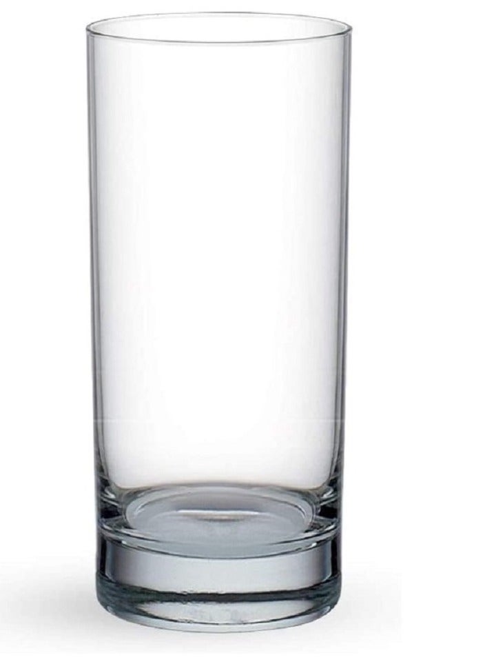 12 قطعة مجموعة أكواب زجاجية شفافة للمياه والعصير متعددة الاستخدام 355 مل - Image 4