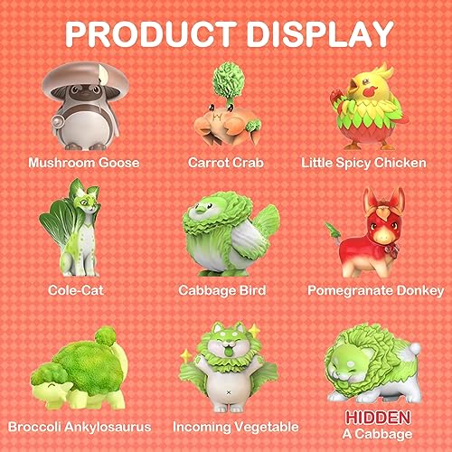 BEEMAI Vegetables Fairy Series3 Blind Box 8PCs Set of 8 No Repeat Random Design Cute Figures Collectible Toys Birthday Gifts - Image 5