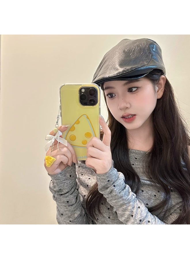 NIBEMINENT Protective TPU Case Cover For iPhone 17 Air, Base Triangle Cheese With Bracelet - Image 3