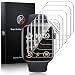 LK 6 Pack for Apple Watch Screen Protector 44mm Touch Sensitive Upgrade Flexible Film Apple Watch SE Series 654 Screen Protector Ultrathin Max Coverage Soft TPU Film for iWatch 44mm - Image 2