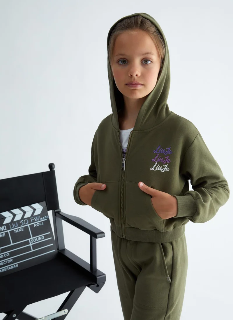 ليو جو Hooded Sweatshirt with Zip
