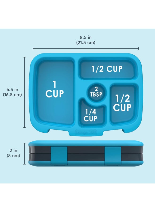 Bentgo Kids Leak Proof, 5 - Compartment Bento - Style Kids Lunch Box - Ideal Portion Sizes For Ages 3 To 7 - Bpa Free And Food - Safe Materials - 2020 Prints Collection - Dinosaur  - Image 5