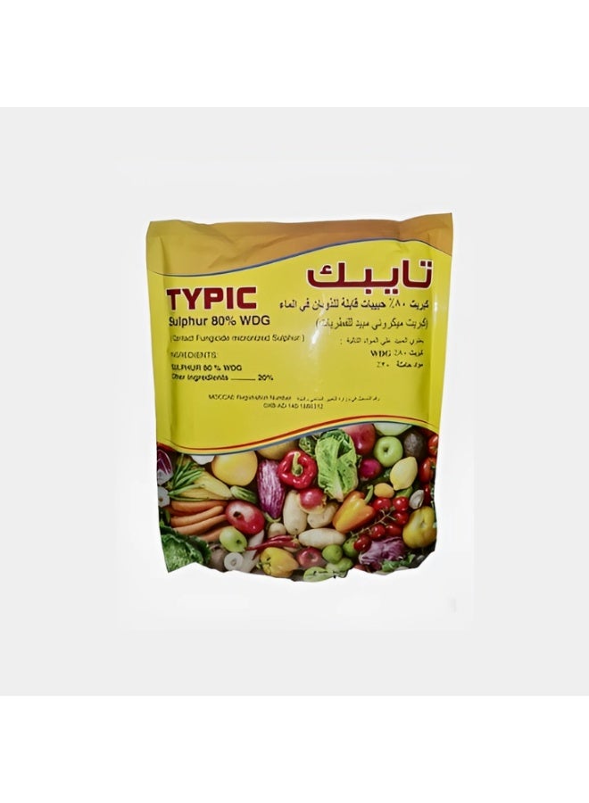 TYPIC كبريت 80% WDG – مبيد فعال للفطريات والعث 1 كغ