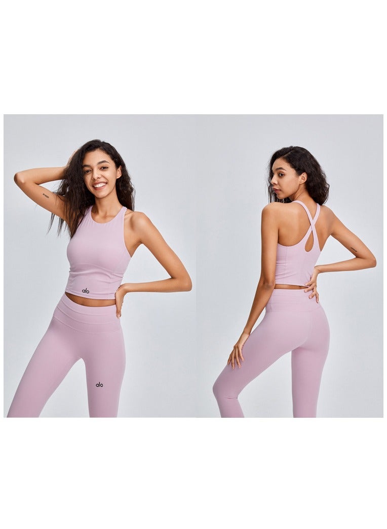 alo Alo Yoga Sports Bra pink  - Image 3