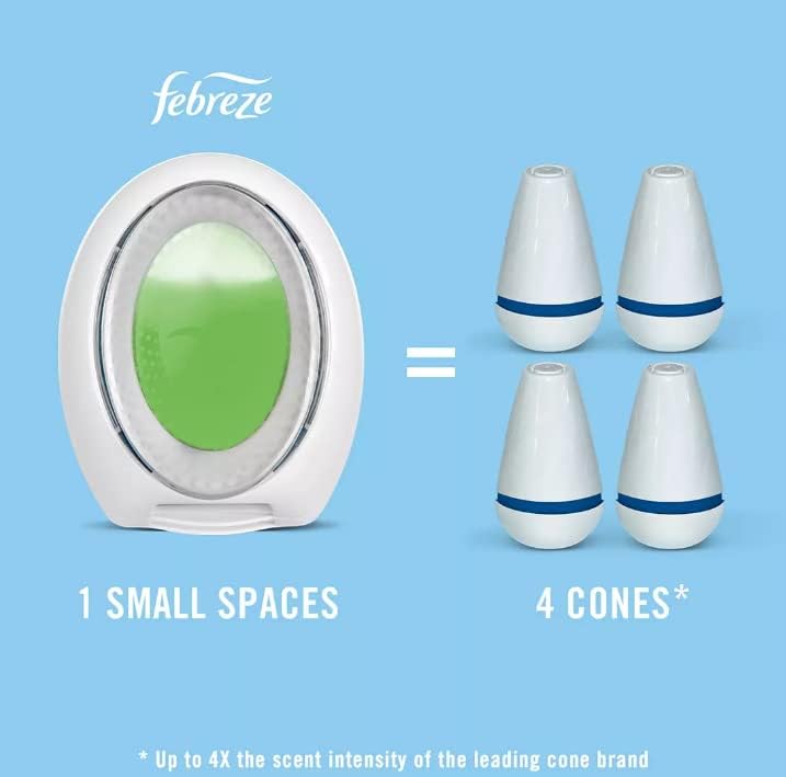 Febreze Small Spaces Air Freshener, 6 Pack, Linen & Sky & Fresh - Image 3