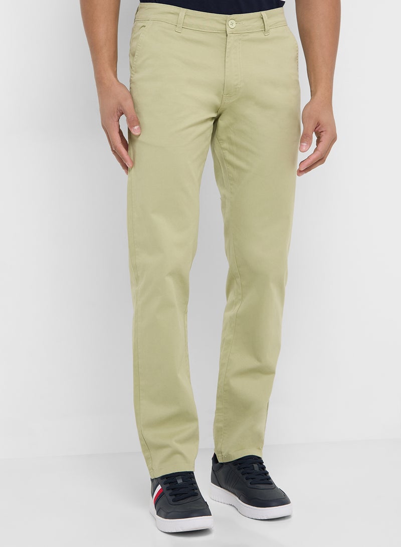 Robert Wood Straight Fit Chino Pants  - Image 1