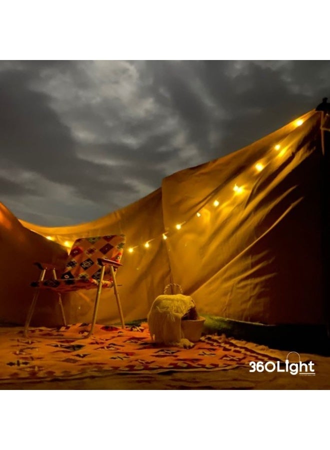 360 عقد إضاءة LED خارجي بطول 10 متر - Image 4