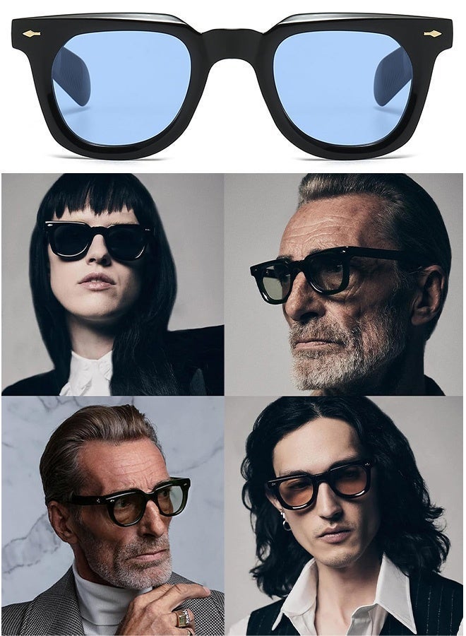 CIKJUK Square Sunglasses Women Men Classic Thick Frame Men's Women's Sunglass UV400 Protection Sun Glasses Cool Shades Daily Sun Glas - Image 5