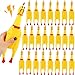 Plukeen 24 Pack 11 Inch Squeeze Rubber Chicken Large Yellow Screaming Chicken Bulk Rubber Squeaky Chicken Toys for Prank Novelty Toy - Image 2