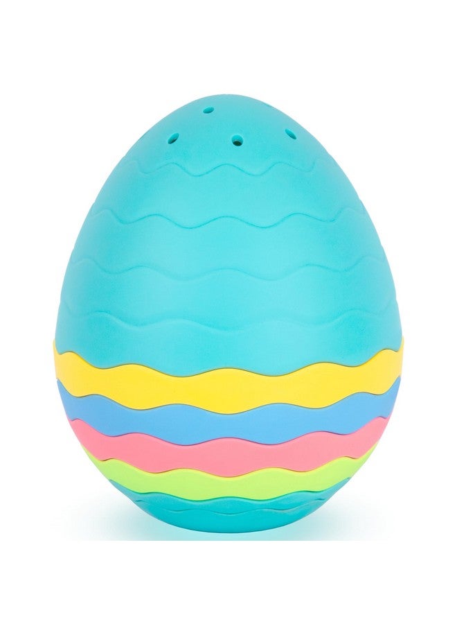 ArtCreativity Stacking Bath Toy for Toddlers - 7-Piece Nesting Mold Free Bath Toy with Drainage Holes - Fun Baby Bathtub Toy - Pastel Color Sensory Toy - Image 1