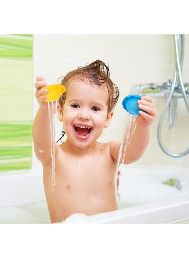 ArtCreativity Stacking Bath Toy for Toddlers - 7-Piece Nesting Mold Free Bath Toy with Drainage Holes - Fun Baby Bathtub Toy - Pastel Color Sensory Toy - Image 5