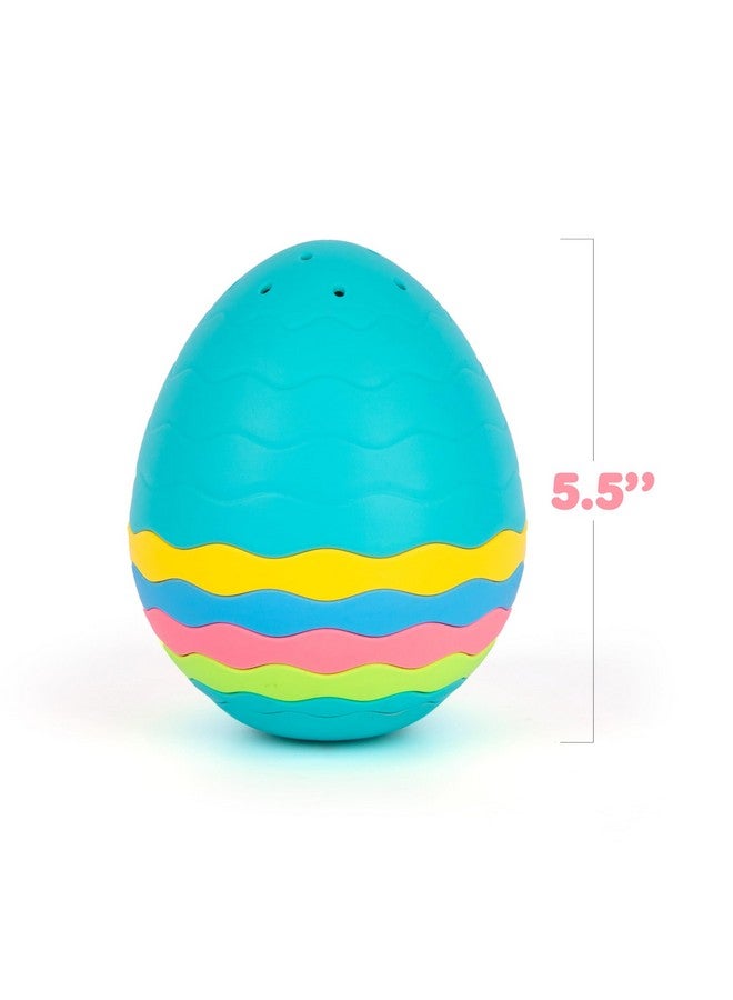 ArtCreativity Stacking Bath Toy for Toddlers - 7-Piece Nesting Mold Free Bath Toy with Drainage Holes - Fun Baby Bathtub Toy - Pastel Color Sensory Toy - Image 4