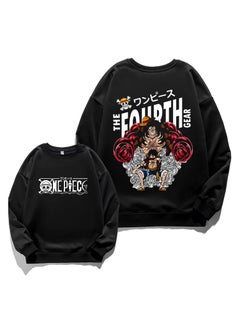 KUYING New One Piece Retro Washed Round Neck Hoodie  - Image 1