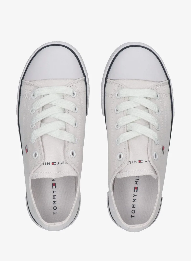 تومي هيلفيغر سنيكرز أطفال برباط وقصة منخفضة