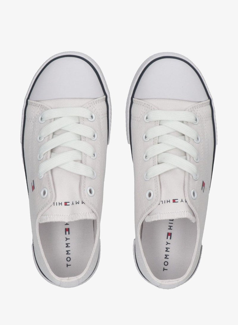 تومي هيلفيغر سنيكرز أطفال برباط وقصة منخفضة - Image 3